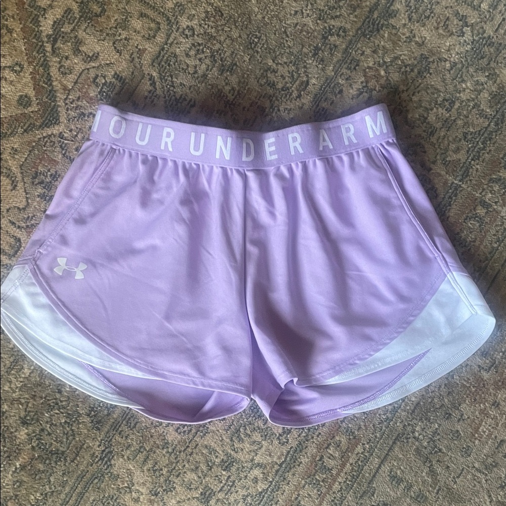 Under Armour Women's Light Purple Athletic Shorts